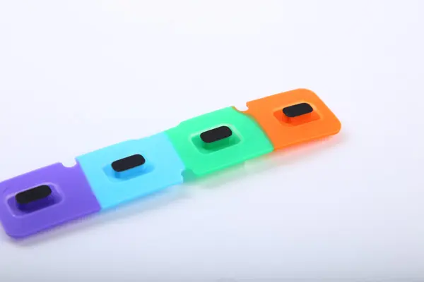 Silicone Strap Control Panel 2 Cyan Green Orange
